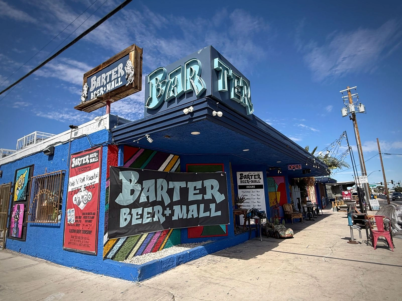 Barter Beer + Mall exterior